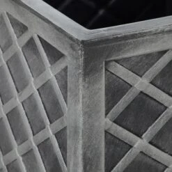 Square Grey Lazio Planter 8 Square Grey Lazio Planter -Tower Garden Outlet Store 1000073267 alt01