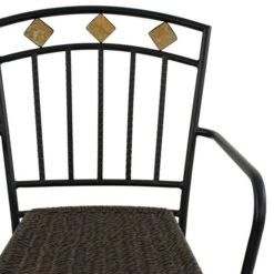 Virginia 60cm Bistro Table Set With 2 Mayfield Chairs 11 Virginia 60cm Bistro Table Set With 2 Mayfield Chairs -Tower Garden Outlet Store 1000098441 alt04