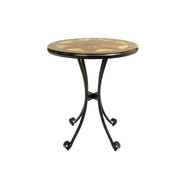 Memphis 60cm Bistro Table Set With 2 Mayfield Chairs 2 Memphis 60cm Bistro Table Set With 2 Mayfield Chairs - Image 2