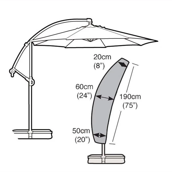 Garland Small Sail Parasol Cover 2 Garland Small Sail Parasol Cover - Image 2
