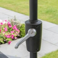 3m Elizabeth Crank And Tilt Taupe Parasol -Tower Garden Outlet Store 1000148387 alt04