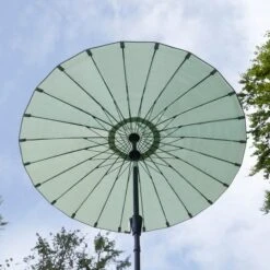 2m Shanghai Sage Green Crank Parasol -Tower Garden Outlet Store 1000159348 alt01