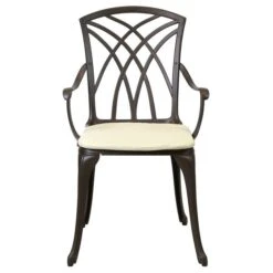 Oval 6 Seater Black And Bronze Dining Set -Tower Garden Outlet Store 1000162668 alt02