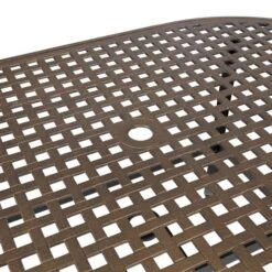 Oval 6 Seater Black And Bronze Dining Set -Tower Garden Outlet Store 1000162668 alt05