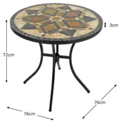 Dallas 76cm Bistro Table -Tower Garden Outlet Store 1000162726 alt09