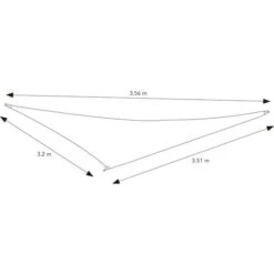 Elements Grey Sail Parasol -Tower Garden Outlet Store 1000182844 alt09