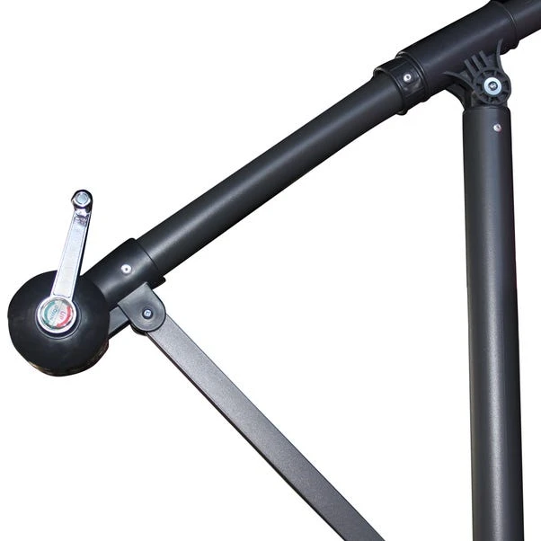 3m Shanghai Grey Cantilever Parasol 4 3m Shanghai Grey Cantilever Parasol - Image 4