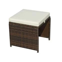 Cannes 8 Seater Brown Cube Set -Tower Garden Outlet Store 1000184029 alt05