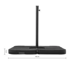 Water Fillable Cross Stand Cantilever Quarter Parasol Base -Tower Garden Outlet Store 30389056 alt08