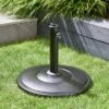 Black Concrete Parasol Base