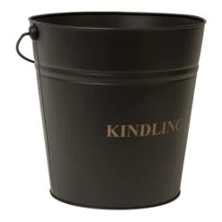 Ivyline Iron Fireside Kindling Bucket