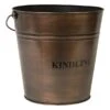 Ivyline Antique Copper Fireside Kindling Bucket