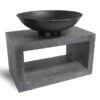 Ivyline Cement Firebowl And Rectanglular Base
