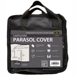 Garland Cantilever Parasol Cover In Black