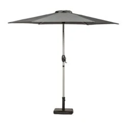 2.5m Brushed Aluminium Crank And Tilt Parasol -Tower Garden Outlet Store 30649986 alt06