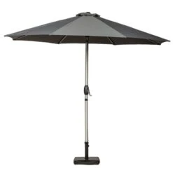 3m Royal Craft Brushed Aluminium Crank And Tilt Parasol 20 3m Royal Craft Brushed Aluminium Crank And Tilt Parasol -Tower Garden Outlet Store 30649992