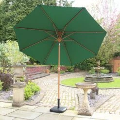 3m Woodlook Crank And Tilt Parasol