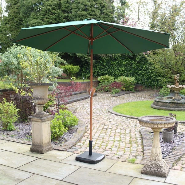 3m Woodlook Crank And Tilt Parasol 2 3m Woodlook Crank And Tilt Parasol - Image 2