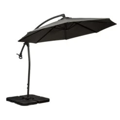 3m Royal Craft Deluxe Pedal Operated Rotational Cantilever Parasol With Cross Stand -Tower Garden Outlet Store 30650022 alt03