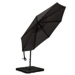 3m Royal Craft Deluxe Pedal Operated Rotational Cantilever Parasol With Cross Stand -Tower Garden Outlet Store 30650022 alt05