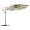 3m Royal Craft Cantilever Powder Coated Parasol With Cross Stand
