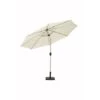 2.5m Brushed Aluminium Crank And Tilt Parasol