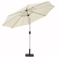 3m Royal Craft Brushed Aluminium Crank And Tilt Parasol 18 3m Royal Craft Brushed Aluminium Crank And Tilt Parasol -Tower Garden Outlet Store 30650086 alt05
