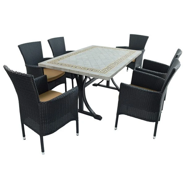 Byron Manor Burlington 6 Seat Dining Set 2 Byron Manor Burlington 6 Seat Dining Set - Image 2