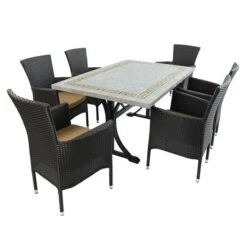 Byron Manor Burlington 6 Seat Dining Set