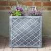 Square Grey Lazio Planter
