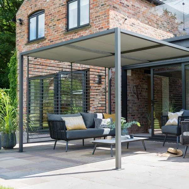 2.8m X 2.8m Sliding Roof Pergola 1 2.8m X 2.8m Sliding Roof Pergola