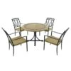 Vermont 4 Seater Dining Set With Ascot Chairs