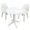 Levante 2 Seater White Bistro Set With Eolo Chairs