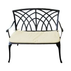 Cast Aluminium 2 Seater Bronze Bench