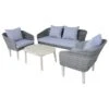 Madrid 4 Seater Acacia Lounge Set