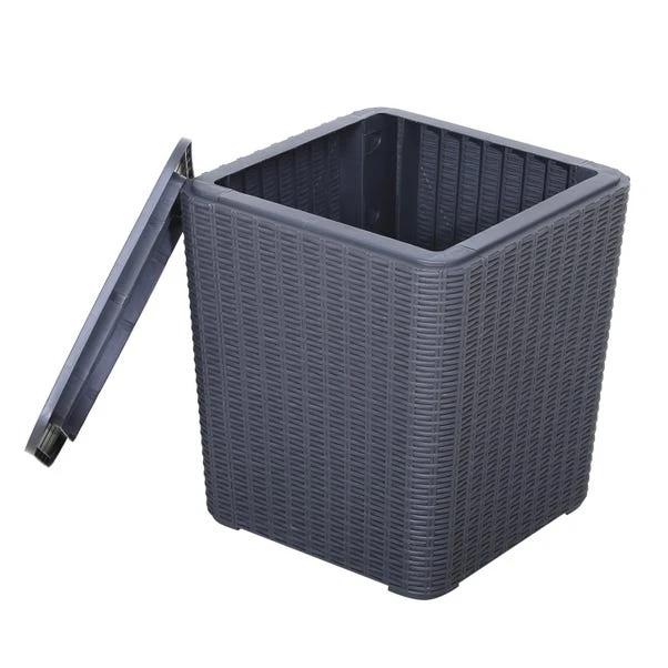 Faro 2 Seater Black Bistro Set 9 Faro 2 Seater Black Bistro Set - Image 9