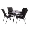 Rio 4 Seater Dining Set With Parasol