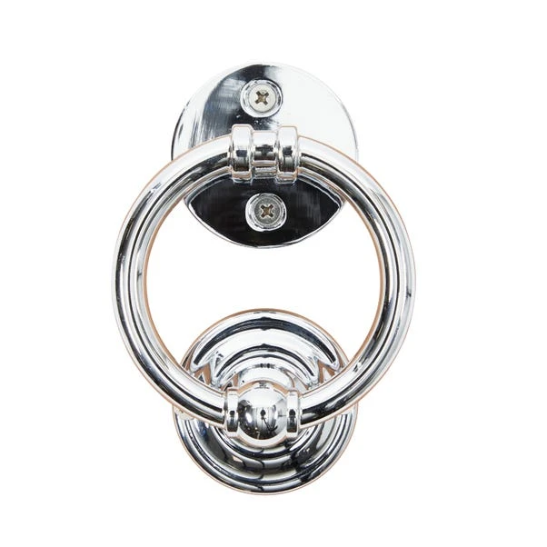 Traditional Chrome Door Knocker 3 Traditional Chrome Door Knocker - Image 3