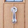 Traditional Scroll Chrome Door Knocker