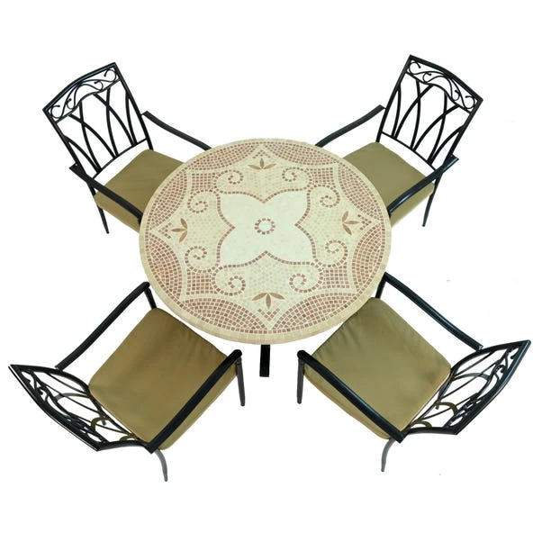 Provence Dining Table With 4 Ascot Chairs Set 2 Provence Dining Table With 4 Ascot Chairs Set - Image 2