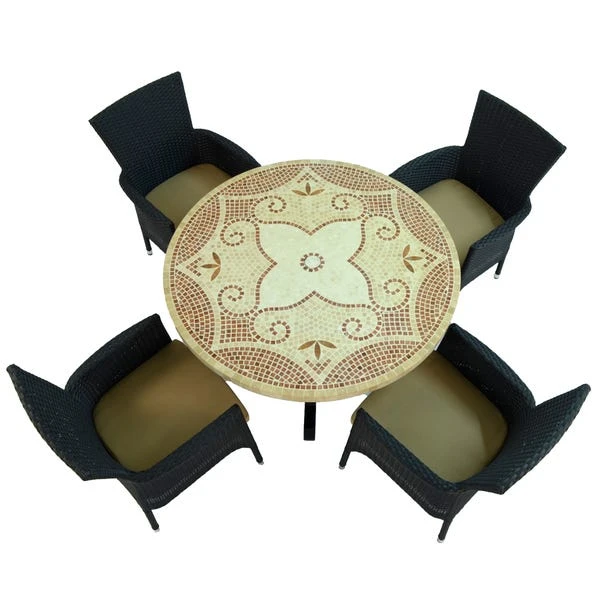 Provence Dining Table With 4 Stockholm Black Chairs Set 2 Provence Dining Table With 4 Stockholm Black Chairs Set - Image 2