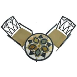 Dallas 76cm Bistro Table Set With 2 Austin Chairs -Tower Garden Outlet Store 30760662 alt03