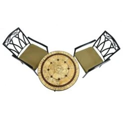 Riverside 76cm Bistro Table Set With 2 Austin Chairs 11 Riverside 76cm Bistro Table Set With 2 Austin Chairs -Tower Garden Outlet Store 30760666 alt03