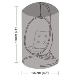 Single Hanging Egg Chair Cover 5 Single Hanging Egg Chair Cover -Tower Garden Outlet Store 30763315 alt07