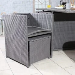 Cannes Grey 10 Seater Cube Set -Tower Garden Outlet Store 30763588 alt03