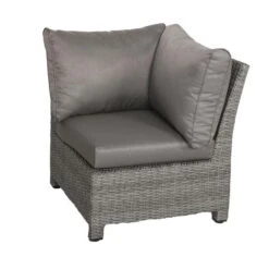 Paris 7 Piece Deluxe Modular Corner Dining Set With Rectangular Firepit -Tower Garden Outlet Store 30763601 alt04