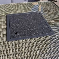 Wentworth 7 Piece Deluxe Modular Corner Lounge Set With Square Firepit -Tower Garden Outlet Store 30763611 alt02