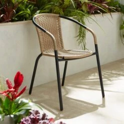 Rattan Bistro Chair -Tower Garden Outlet Store 30792372 alt04