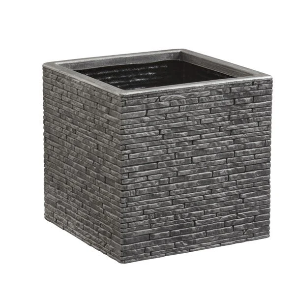 Large 38cm Square Slate Planter 2 Large 38cm Square Slate Planter - Image 2