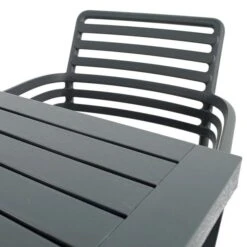 Cube Dining Table With 6 Doga Chair Set Anthracite -Tower Garden Outlet Store 30826760 alt05